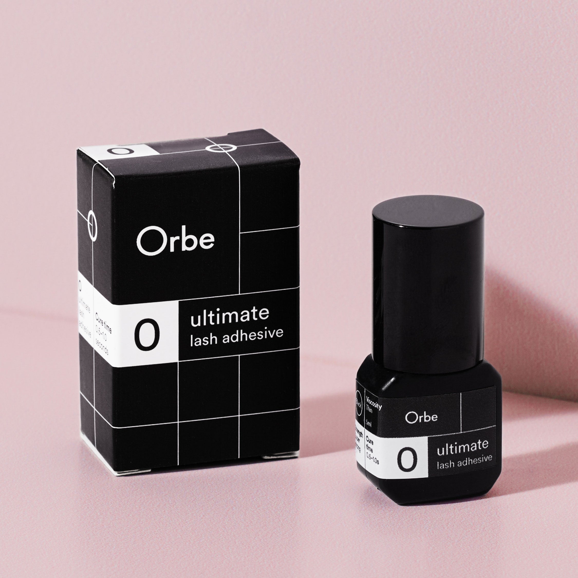 Orbe Ultimate 0 eyelash adhesive for professionals image with box